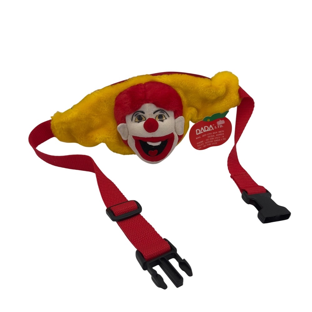 Vintage McDonald's Ronald McDonald Plush Clown Fanny Pack Waist Bag DADA Ltd
